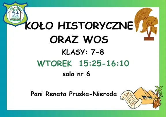 koło historyczne i WOS