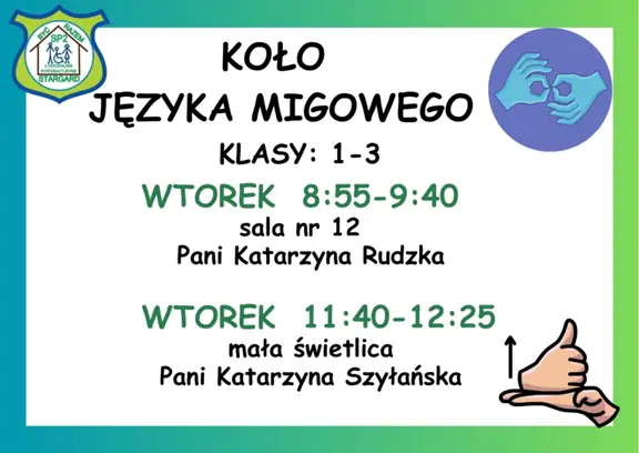 koło języka migowego