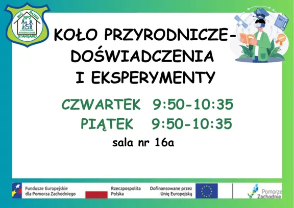 koło przyrodnicze- doświadczenia i eksperymenty