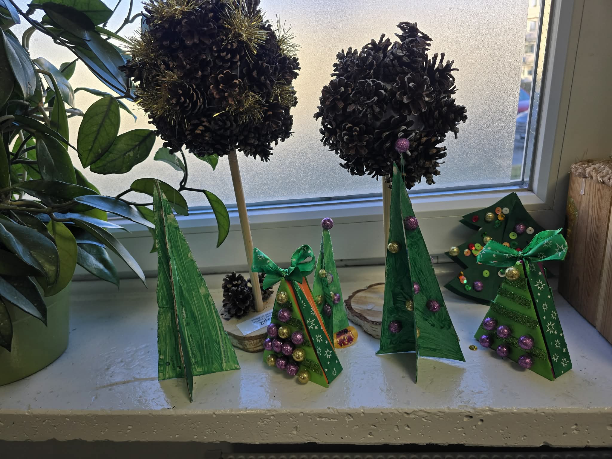 choinki z pracowni stolarni